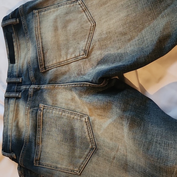 Embellish Distressed Blue Jeans for Men - Picture 6 of 8